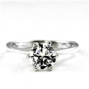 SR311, Cubic Zirconia, 925 Sterling Silver Ring