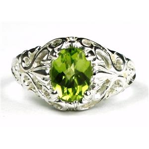 Manchurian Peridot, 925 Sterling Silver Ring, SR113