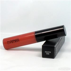 MAC Lipglass Lipgloss Eclectic Edge (True Orange) Full Size 0.17 oz Boxed
