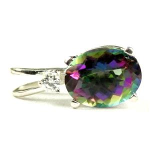 925 Sterling Silver Pendant, Mystic Fire Topaz, SP020