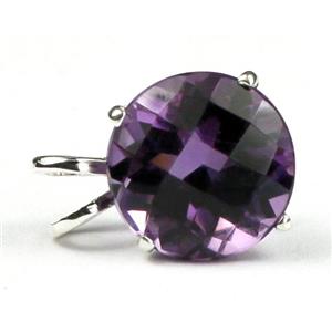SP089, Amethyst 925 Sterling Silver Pendant