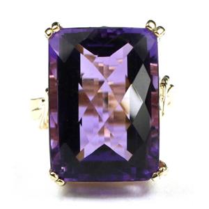 10K, 14K or 18K Gold Ladies Ring, Amethyst, R039