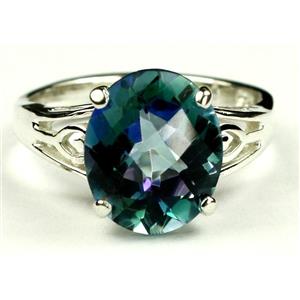 SR139, Neptune Garden Topaz, 925 Sterling Silver Ring .