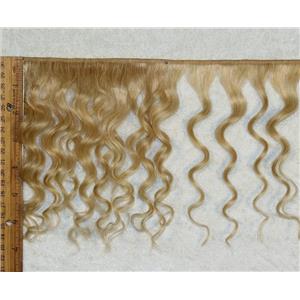 mohair weft coarse Blonde color 60 wavy weft 6-8"x 87" 45-50g 25760 HP