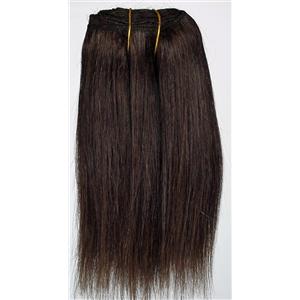 Dark Brown 3 straight mohair weft coarse 6-8" x100" 26613 HP