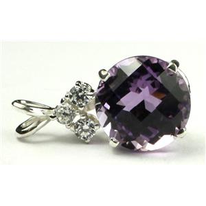 SP087, Amethyst 925 Sterling Silver Pendant