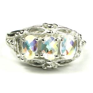 SR163, Mercury Mist Topaz, Sterling Silver Ring