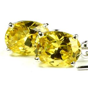 14k Gold Threader Earrings, Golden CZ, E003
