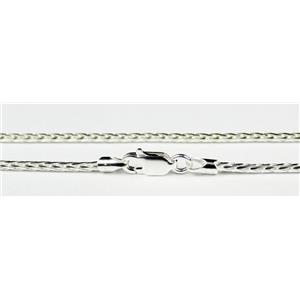 Wheat Chain, Sterling Silver