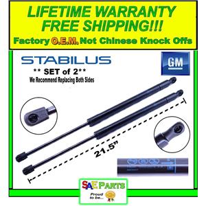 *NEW* OEM - Set of 2 - GM Chevy Pair Liftgate Trunk Hatch Strut Support Arm