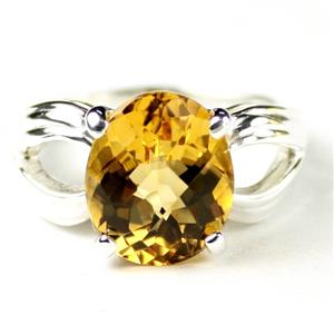SR361, Citrine, 925 Sterling Silver Ladies Ring