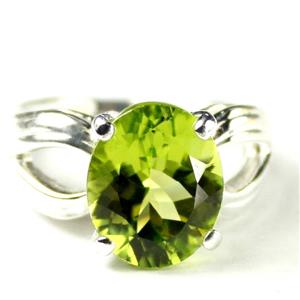 SR361, Manchurian Peridot, 925 Sterling Silver Ladies Ring