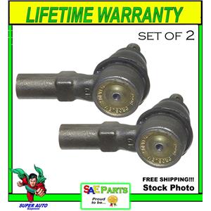 NEW SET Heavy Duty ES3048 Steering Tie Rod End Front Outer