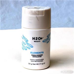 H2O+ Beauty Elements Fresh Powder Exfoliator 1.7 oz Ubx Just mix w/ Water
