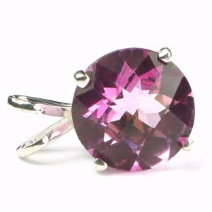 SP088, Pure Pink Topaz 925 Sterling Silver Pendant