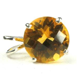 SP088, Citrine 925 Sterling Silver Pendant