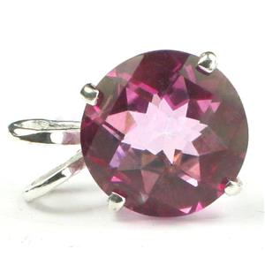 SP089, Pure Pink Topaz 925 Sterling Silver Pendant