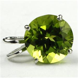 SP089, Peridot 925 Sterling Silver Pendant