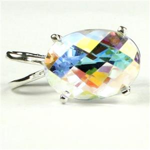 925 Sterling Silver Pendant, Mercury Mist Topaz, SP040