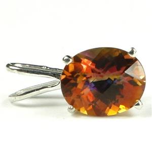 925 Sterling Silver Pendant, Twilight Fire Topaz,  SP002