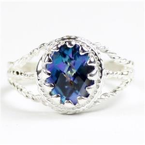 Neptune Garden Topaz, 925 Sterling Silver Ladies Ring, SR070