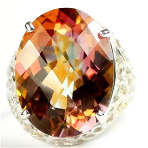SR291, Twilight Fire Topaz,  925 Sterling Silver Ring