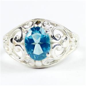 Paraiba Topaz, 925 sterling Silver Ladies Ring, SR111