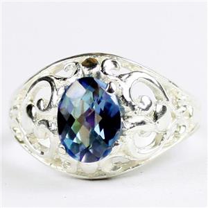 Neptune Garden Topaz, 925 Sterling Silver Ladies Ring, SR111