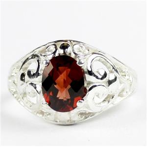 Mozambique Garnet, 925 Sterling Silver Ring, SR111