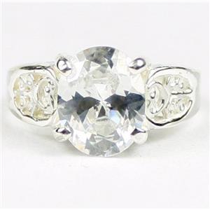 Cubic Zirconia, 925 Sterling Silver Ladies Ring, SR369