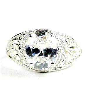 Cubic Zirconia, 925 Sterling Silver Ladies Ring, SR083