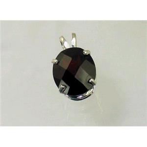 925 Sterling Silver Pendant, Mozambique Garnet,SP040