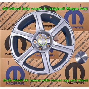NEW OEM Mopar Jeep Wheel Kit With Center Cap 18x7.5 5 Lug 116mm 82210960