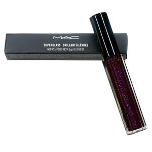 MAC Superglass Lip Gloss Fab Frenzy ( Deep Blue-Purple ) Boxed