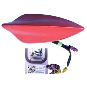 2016-19 Chevy Cruze 42692478 Shark Fin Antenna Pull Me Over Red 42692476