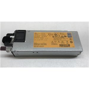 HPE 800W Flex Shot Platinum 80 Plus Power Supply for Gen9 754381-001 720479-B21