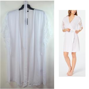 INC International Concepts Womens Lace-Sleeve Chiffon Wrap Robe Ch Size Color Ne