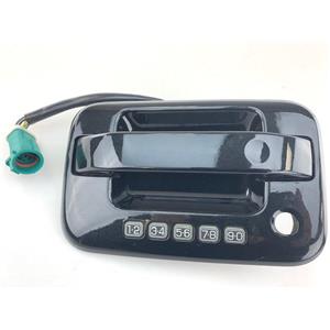 2009-2014 FORD F150 LEFT FRONT DOOR HANDLE W/ KEYPAD 9L34-1522401 TUXEDO BLACK