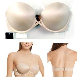 Wacoal Amazing Assets Strapless Push-Up Bra Natural Nude Choose Size New 854220