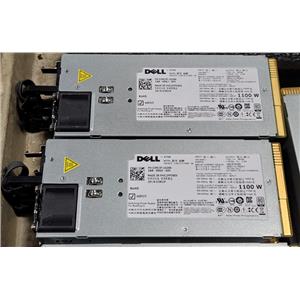 Lot of 2 Dell PowerEdge T710 R510 1100W PSU TCVRR GVHPX 3MJJP F6V5T 9PG9X 1Y45R