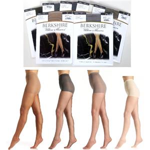 Berkshire Ultra Sheer Control Top Pantyhose Choose Size & Color New 4415