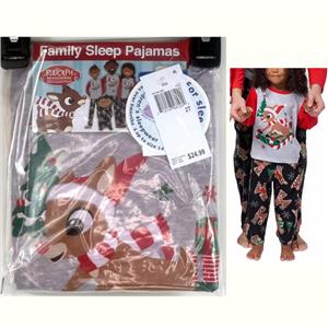 Briefly Stated Toddler 2pc Rudolph Pajama Set Holiday Size 2T New Boys Girls