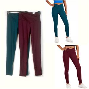 Womens Jenni High Rise Crossover Waist Leggings Choose Size & Color New