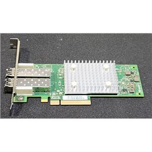 Dell Qlogic QLE2692 Dual Port 16GB SFP+ NIC CK9H1 High Profile w/ 2x 16GB SFPs