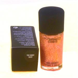 MAC Nail Lacquer Polish Too Short Skirt (coral pink pearl ) Boxed