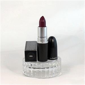 MAC Satin Lipstick Rebel (Cream plum) Boxed