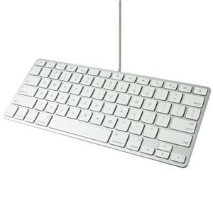 Apple Wired USB Key Keyboard Silver/White (Refurbished)