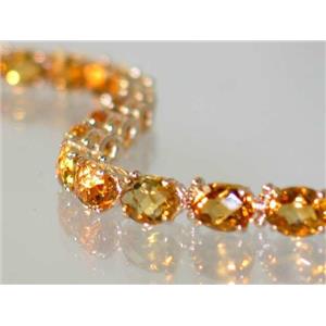 B002, Citrine, Gold Bracelet