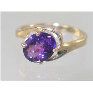 10K, 14K or 18K Gold Ladies Ring, Amethyst, R186