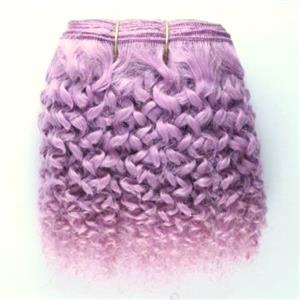 Light Purple bebe curl - tight curl - mohair weft coarse  6-8" x200"  25908  FP